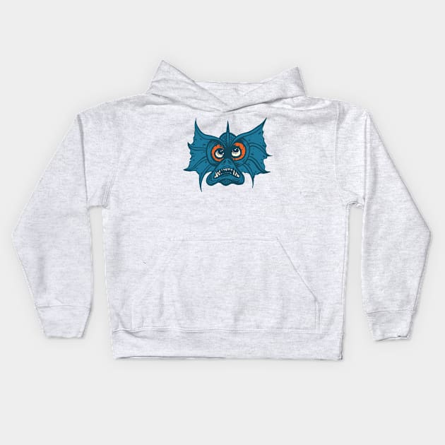 Ocean Warlord Kids Hoodie by JoeConde